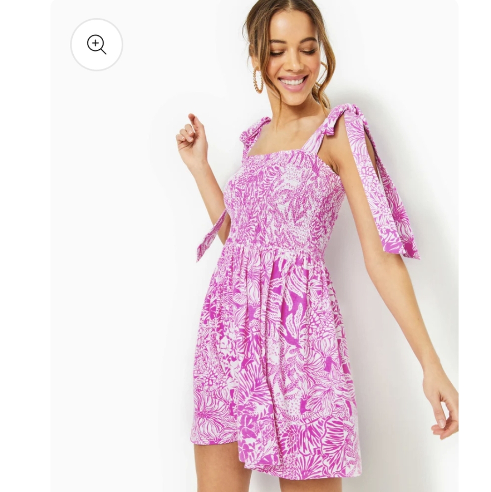 Lilly Pulitzer Pink Floral romper